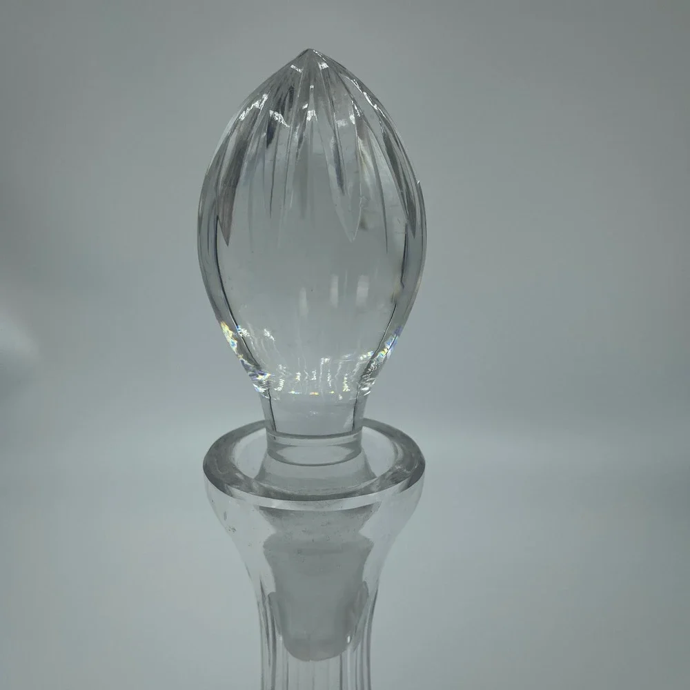 Crystal‎ Decanter with Stopper, Liquor Wine Scotch Bourbon, Barware 16.5